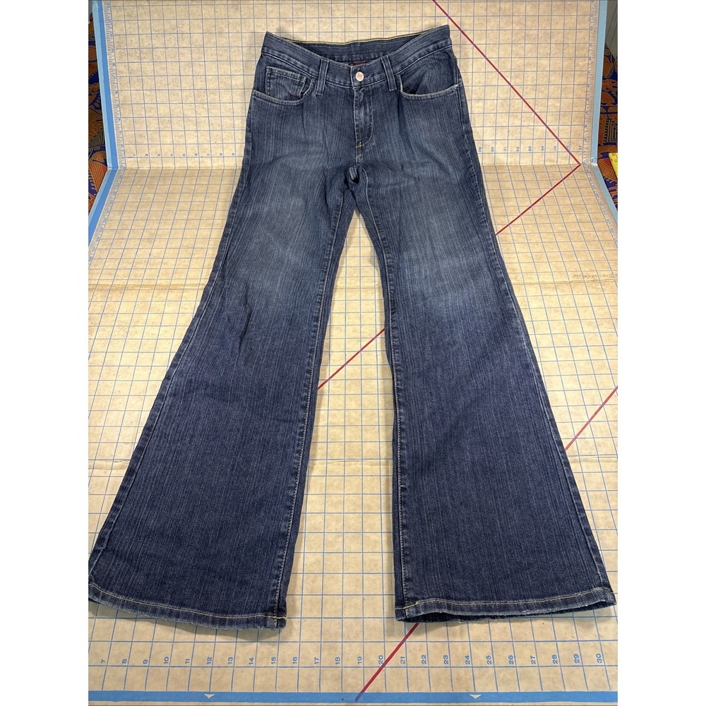 People Of The World‎ Women's Flared Denim Jeans Size 31 made in USA